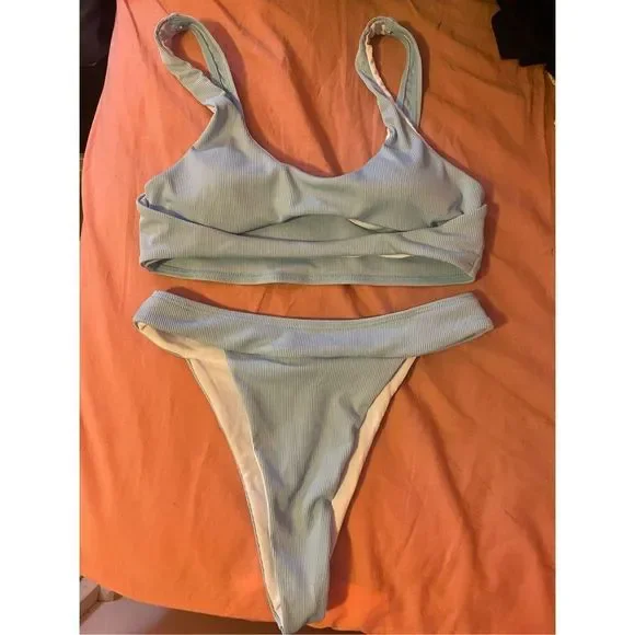 Shein Blue Bikini - Picture 3 of 7